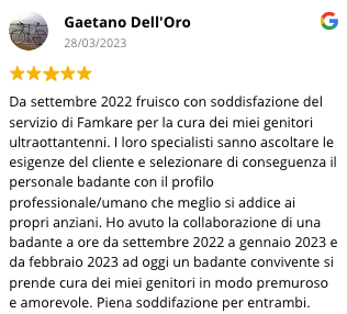 Recensione Google BZP 2023_DellOro
