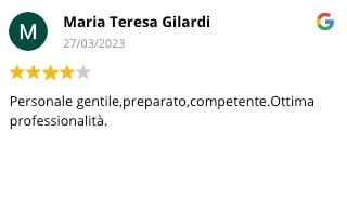 Recensione Google BZP 2023_Gilardi